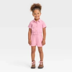 Toddler Girls' Utility Romper - Cat & Jack™ -Cat & Jack GUEST 57947350 900d 46a1 b703 d85f5cca59ea