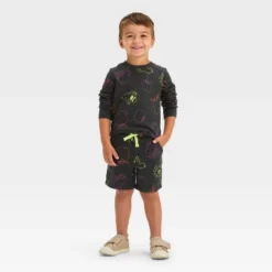 Toddler Boys' Monster Halloween Crewneck And Shorts Set - Cat & Jack™ Black 7 Toddler Boys' Monster Halloween Crewneck And Shorts Set - Cat & Jack™ Black -Cat & Jack GUEST 57b13768 85af 42b1 bb85 9a7735bf11ea