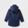 Toddler Long Sleeve Rain Coat - Cat & Jack™ Navy Blue