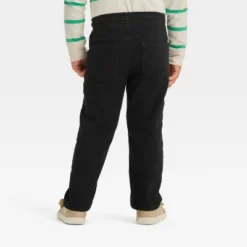 Toddler Boys' Straight Leg Denim Pants - Cat & Jack™ Black