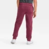 Boys' Fleece Jogger Pants - Cat & Jack™ Burgundy L