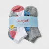 Boys' 10pk Stripe Low Cut Socks - Cat & Jack