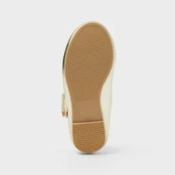 Toddler Girls' Eliana Mary Jane Flats - Cat & Jack™ Gold -Cat & Jack GUEST 5c18d1f0 bce0 4219 8707 74cabf750c13