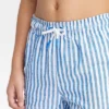 Boys' Striped Seersucker Swim Trunks - Cat & Jack™ Blue
