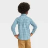 Toddler Boys' Long Sleeve 'Button-Up' Shirt - Cat & Jack™ Dark Green