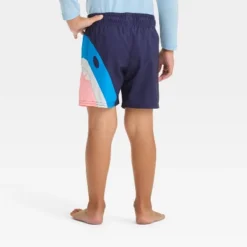 Toddler Boys' Shark Bite Swim Shorts - Cat & Jack™ Navy