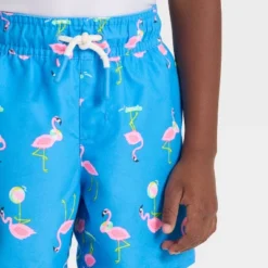 Toddler Boys' Short Sleeve Skateboarding Flamingo Rashguard Swim Set - Cat & Jack™ Blue -Cat & Jack GUEST 5e01813d 86b8 4e6b ae47 afe5f3e13f9a