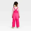 Toddler Girls' Solid Snow Bib - Cat & Jack™ Pink