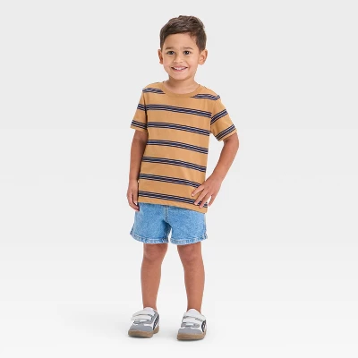 Toddler Boys' Pull-On Denim Shorts - Cat & Jack™ 2 Toddler Boys' Pull-On Denim Shorts - Cat & Jack™ - Image 2