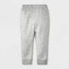 Toddler Girls' 2pk Fleece Jogger Pants - Cat & Jack™ Gray/Black