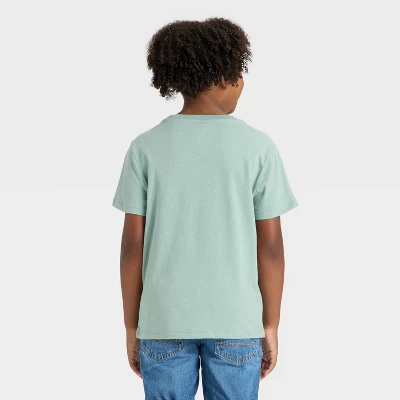Boys' Short Sleeve 'Cowboy Getup' Graphic T-Shirt - Cat & Jack™ Green 2 Boys' Short Sleeve 'Cowboy Getup' Graphic T-Shirt - Cat & Jack™ Green - Image 2