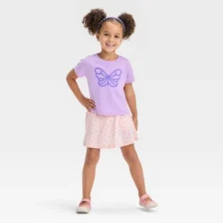 Toddler Girls' Butterfly Graphic T-Shirt - Cat & Jack™ Lilac Purple 6 Toddler Girls' Butterfly Graphic T-Shirt - Cat & Jack™ Lilac Purple -Cat & Jack GUEST 69e93235 fd54 4ff2 aac9 fe9ccf764da4