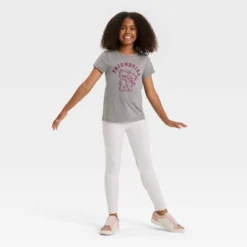 Girls' Short Sleeve Friendsies Graphic T-Shirt - Cat & Jack™ Medium Charcoal -Cat & Jack GUEST 6a2ab547 6e7e 47f9 b391 dcfd4b8c7049
