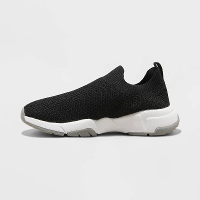 Boys' Kylo Slip-On Sneakers - Cat & Jack™ Black 1 Boys' Kylo Slip-On Sneakers - Cat & Jack™ Black