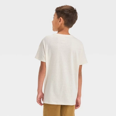 Boys' Short Sleeve Heathered T-Shirt - Cat & Jack™ 1 Boys' Short Sleeve Heathered T-Shirt - Cat & Jack™