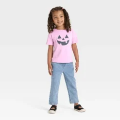 Toddler Girls' Short Sleeve Halloween Oversized T-Shirt - Cat & Jack™ Lavender -Cat & Jack GUEST 6df83ad1 eb82 4e5a b9f8 429625ebe067