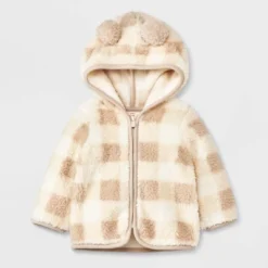 Baby Faux Fur Shearling Jacket - Cat & Jack™ Off-White -Cat & Jack GUEST 7366f938 9b1d 498e 8189 0af556054e99