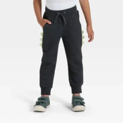 Toddler Boys' Halloween Dino Pants - Cat & Jack™ Black -Cat & Jack GUEST 737d4f57 8090 4475 abaf 0037755b2047