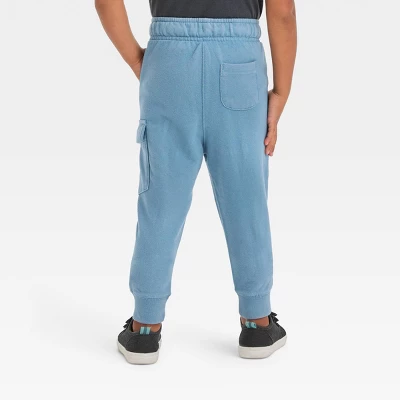 Toddler Boys' Washed French Terry Cargo Pants - Cat & Jack™ 1 Toddler Boys' Washed French Terry Cargo Pants - Cat & Jack™