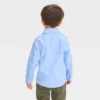 Toddler Boys' Long Sleeve Oxford 'Button-Down' Shirt - Cat & Jack™ Blue