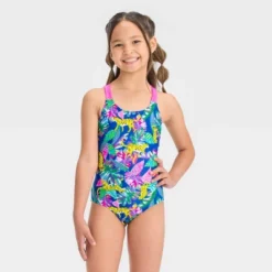 Girls' Tropic Breeze One Piece Swimsuit - Cat & Jack™ -Cat & Jack GUEST 74fac4e2 4473 4f8a 9a09 95eb8b5d086c