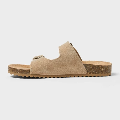 Kids Drew Footbed Sandals - Cat & Jack™ Taupe 1 Kids Drew Footbed Sandals - Cat & Jack™ Taupe