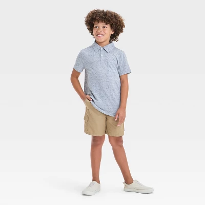 Boys Short Sleeve Polo Shirt - Cat & Jack™ 2 Boys Short Sleeve Polo Shirt - Cat & Jack™ - Image 2