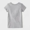 Toddler Kids' Adaptive 2pk Short Sleeve Undershirt With Abdominal Access - Cat & Jack™ Gray/White