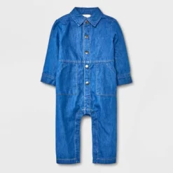 Baby Boys' Denim Coveralls - Cat & Jack™ Medium Wash -Cat & Jack GUEST 78ed0f20 3a2a 4788 a9ff 5473ca948550