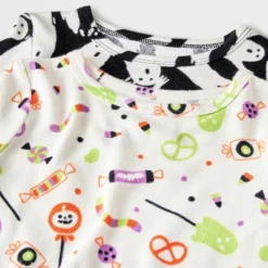 Toddler Boys' Soft Brushed Tight Fit 2pc Ghosts And Candy Pajama Set - Cat & Jack™ Black -Cat & Jack GUEST 790dfdf6 08b7 4020 b65c 63f9cb284ec0