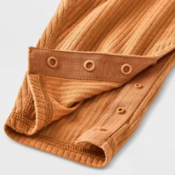 Baby Adaptive Side Snap Pants - Cat & Jack™ Brown -Cat & Jack GUEST 79dc96e8 dd91 4b64 86ee bcc07f3a65b0