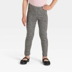 Toddler Girls' Halloween Checkered Leggings - Cat & Jack™ Black -Cat & Jack GUEST 7a44789f ba81 4026 a6a1 fb1979f7105c