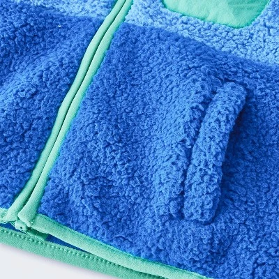 Toddler Boys' Full Zip Fleece Jacket - Cat & Jack™ 3 Toddler Boys' Full Zip Fleece Jacket - Cat & Jack™ - Image 3