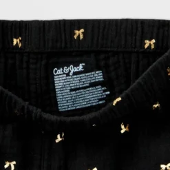 Toddler Girls' 2pc Adaptive Long Sleeve Dressy Top And Bottom Set - Cat & Jack™ Black -Cat & Jack GUEST 7ae731a9 2d63 4588 b0c5 0ebaeb0b6b9f