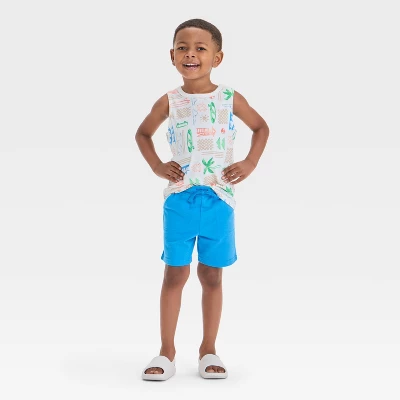 Toddler Boys' Pull-On Knit Shorts - Cat & Jack™ 2 Toddler Boys' Pull-On Knit Shorts - Cat & Jack™ - Image 2