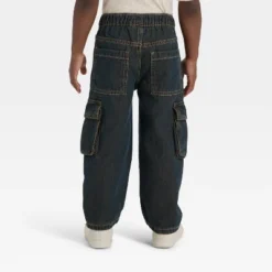 Toddler Boys' Cargo Denim Pants - Cat & Jack™
