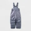 Toddler Solid Snow Bib - Cat & Jack™ Gray