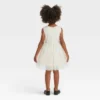 Toddler Girls' Rosette Tulle Dress - Cat & Jack™ Cream