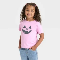 Toddler Girls' Short Sleeve Halloween Oversized T-Shirt - Cat & Jack™ Lavender -Cat & Jack GUEST 8431da1b 1053 4731 9dcb 0592a2d72790