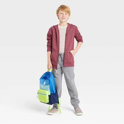 Boys' Fleece Zip-Up Sweatshirt - Cat & Jack™ 2 Boys' Fleece Zip-Up Sweatshirt - Cat & Jack™ - Image 2