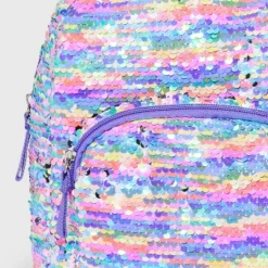 Girls' 10.5" Reverse Sequin Mini Backpack - Cat & Jack™ Purple -Cat & Jack GUEST 85542dd9 a792 4a06 9b09 d606898cf8a7