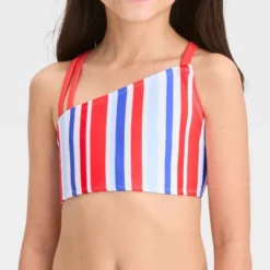 Girls' 2Pc Multi Striped Bikini Set - Cat & Jack™
