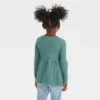 Toddler Girls' Ribbed Shirt - Cat & Jack™ Green