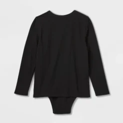 Kids' Adaptive Long Sleeve Bodysuit With Abdominal Access - Cat & Jack™