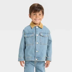 Toddler Boys' Collared Denim Jacket - Cat & Jack™ Medium Wash 5 Toddler Boys' Collared Denim Jacket - Cat & Jack™ Medium Wash -Cat & Jack GUEST 8e5585a2 f8e1 4ffd bf41 c024c226da58