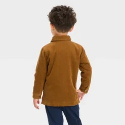 Toddler Boys' Corduroy 'Button-Up' Shacket - Cat & Jack™ Brown