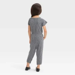 Toddler Girls' Short Sleeve Jumpsuit - Cat & Jack™