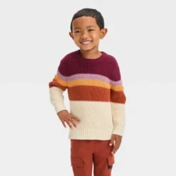 Toddler Boys' Colorblock Sweater - Cat & Jack™ Burgundy 5 Toddler Boys' Colorblock Sweater - Cat & Jack™ Burgundy -Cat & Jack GUEST 9265dcde ff6d 4e0e 97e4 b6b83b00574f