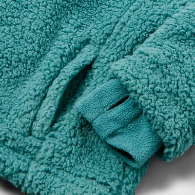 Toddler Adaptive Mock Neck Long Sleeve Fleece Jacket - Cat & Jack™ 2 Toddler Adaptive Mock Neck Long Sleeve Fleece Jacket - Cat & Jack™ - Image 2