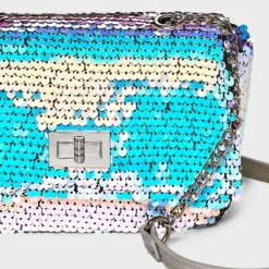 Girls' Flip Sequin Crossbody Bag - Cat & Jack™ -Cat & Jack GUEST 9530141f 94bf 43bc 9c93 d032ea261bcf
